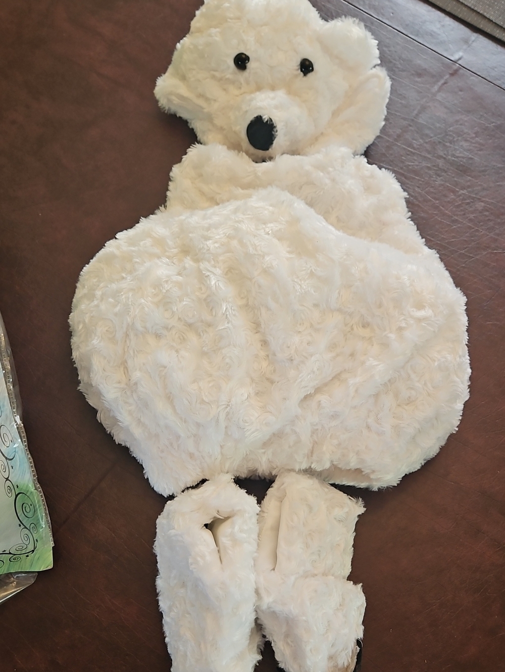 White Plush Polar Bear Toddler Costume 18-24mths- Soft Fuzzy Bear Outfit